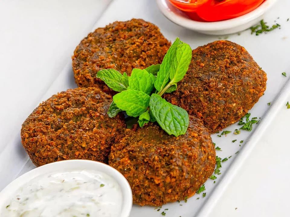 Falafel - Freshly prepared Falafel.