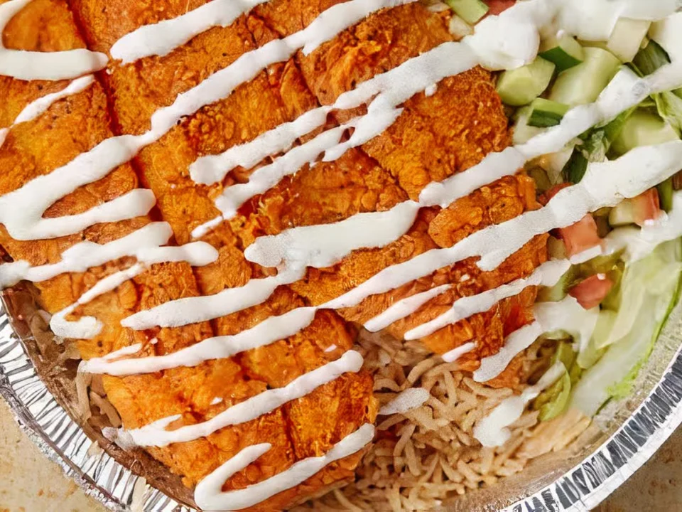 Fish Over Rice - Freshly prepared Fish Over Rice.